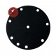 Membrana valvola acqua per e.l.m. Leblanc  GLM, GVM 87167024390 Ø 74 mm