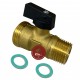 Rubinetto a sfera 1/2" caldaia Ferroli 39809010, ex 36900700