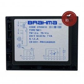 Scheda accensione quadro Brahma TM11 37059010 per caldaia e bruciatore Arca e Joannes