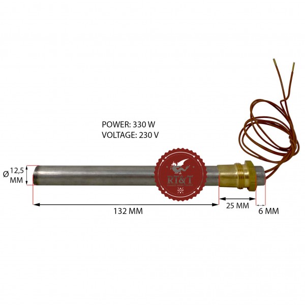 Candeletta Resistenza accensione stufa a pellet Pyros, Naturaline, Whitfield HT62659