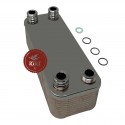 Scambiatore sanitario 20 piastre per Vaillant acquaBLOCK atmo VMI, acquaBLOCK turbo VMI, atmoBLOCK Pro VMW, atmoBLOCK Plus VMW