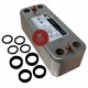 Scambiatore sanitario 24 piastre per Sylber Area Condensing, Lady S, Linea Condensing, Linea Ext Condensing