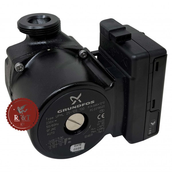 Pompa circolatore Grundfos UPML 25-105 per caldaia e impianto di riscaldamento