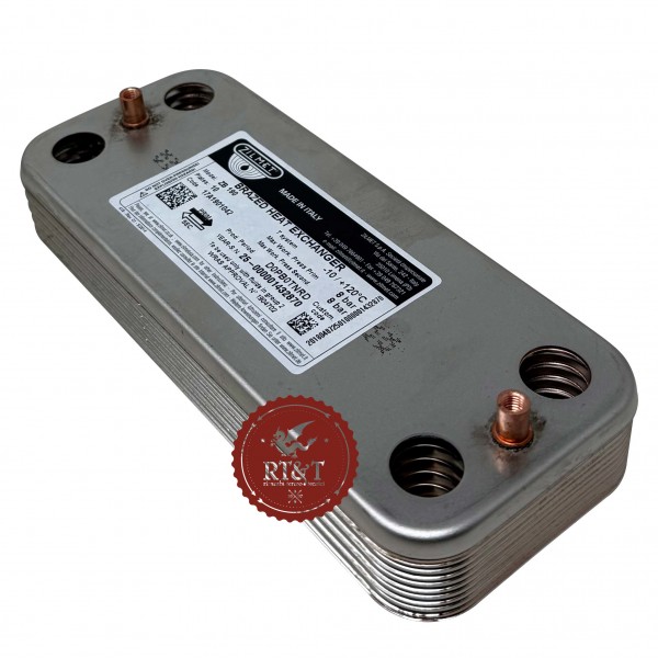 Scambiatore sanitario caldaia Beretta Adavanced Comb Boiler, BLR, Ciao CF, Ciao X, Quadra X 20223999, ex 20188457