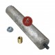 Anodo magnesio D21,3 L110 M5 scaldabagno Elco Aerotop, BCH, CD1, Celectic, Vistron 65103768-01, ex 65103768