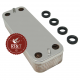 Scambiatore sanitario 14 piastre per Chaffoteaux Centora, Centora Green, Elexia, Nectra, Nectra Top 61011164
