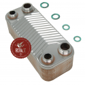 Scambiatore sanitario 20 piastre per Beretta Super Exclusive Micro, Super Exclusive Micromix R10022302