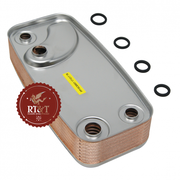 Scambiatore per Immergas Eolo Iono Maior, Eolo Eco, Eolo Extra, Eolo Superior, Nike Extra, Nike Maior, Nike Superior, Victrix