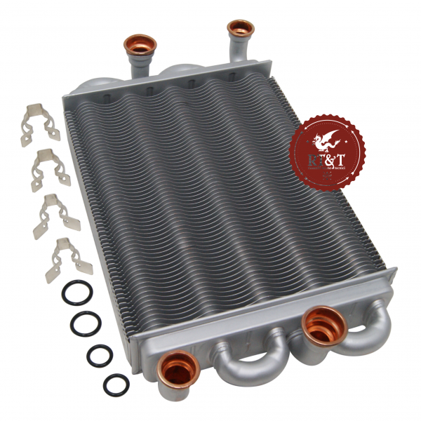 Scambiatore bitermico per Ferroli DOMIproject C24 D, DOMIproject C24 N, FEReasy C24 D, FEReasy C24 N 39841310