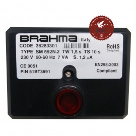 Scheda apparecchiatura accensione Brahma SM592N.2 36283301
