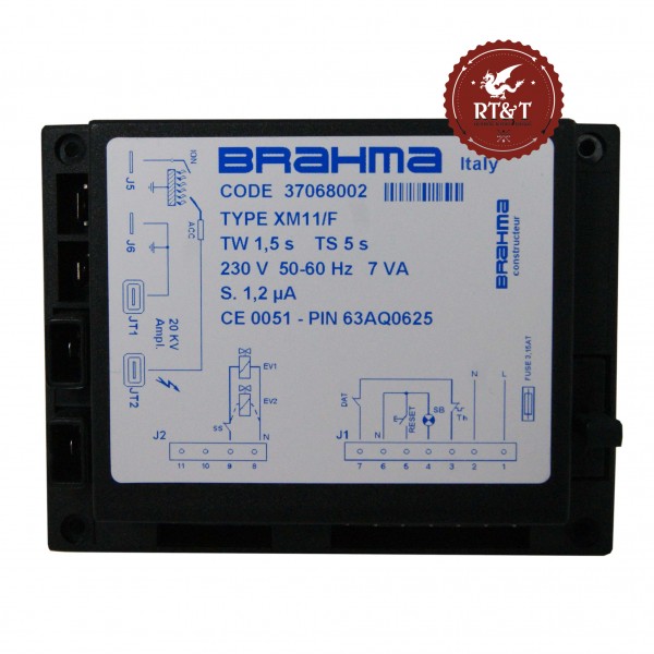 Scheda apparecchiatura Brahma XM11/F 37068002