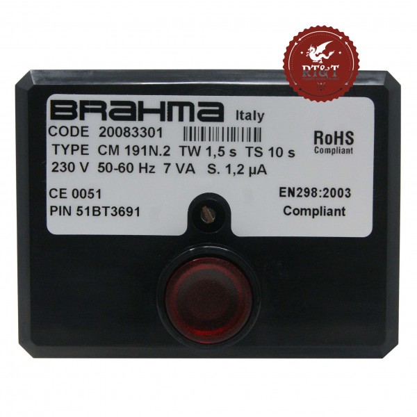 Scheda apparecchiatura accensione Brahma CM191N.2 20083301
