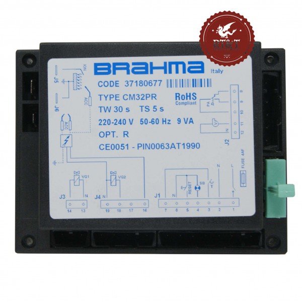 Scheda BRAHMA CM32PR 37180677 per Robur