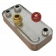 Scambiatore sanitario 14 piastre caldaia Lamborghini Inova L MC W TOP, Inova L MCS W TOP 04556020