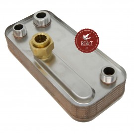 Scambiatore sanitario 14 piastre caldaia Lamborghini Inova L MC W TOP, Inova L MCS W TOP 04556020
