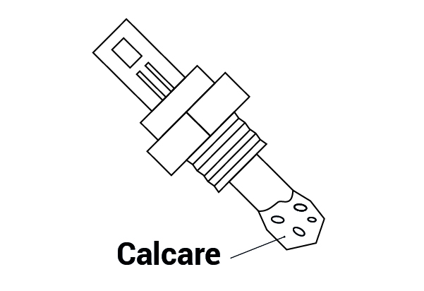 Sonda malfunzionante con calcare