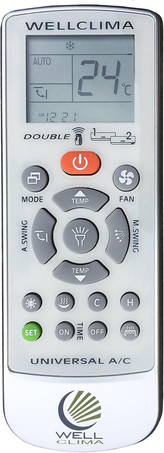 telecomando universale condizionatore climatizzatore wellclima double