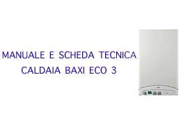 Baxi Eco 3 manuale