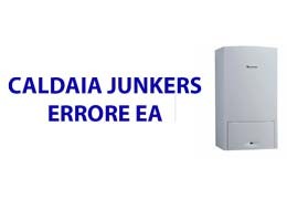 Caldaia Junkers Errore EA