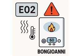 Codice errore E02 caldaia Bongioanni: Guida completa