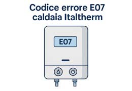 Codice errore E07 caldaia Italtherm: Guida alla soluzione