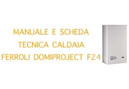 Manuale Ferroli Domiproject F24