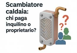 Scambiatore caldaia: chi paga inquilino o proprietario?